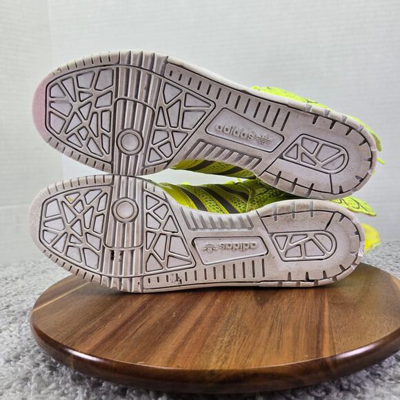 Adidas JS Jeremy Scott Mesh Wings 2.0 Neon Green High Top Sneaker Mens 11 M20654 - Picture 10 of 16